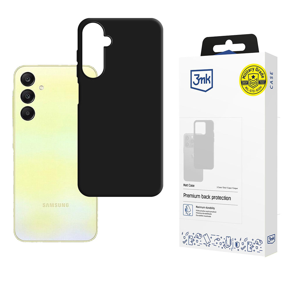 Futrola za Samsung Galaxy A26 A266, 3MK, Crna Mat