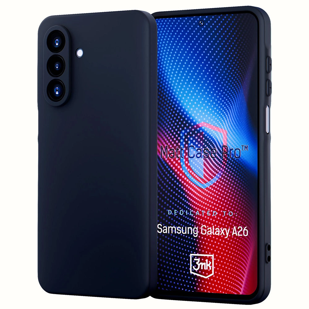 Futrola za Samsung Galaxy A26 A266, 3MK, Pro, Crna Mat