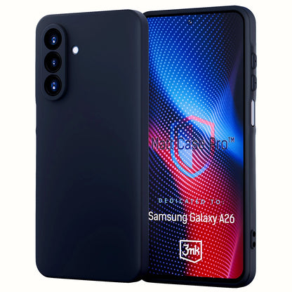 Futrola za Samsung Galaxy A26 A266, 3MK, Pro, Crna Mat