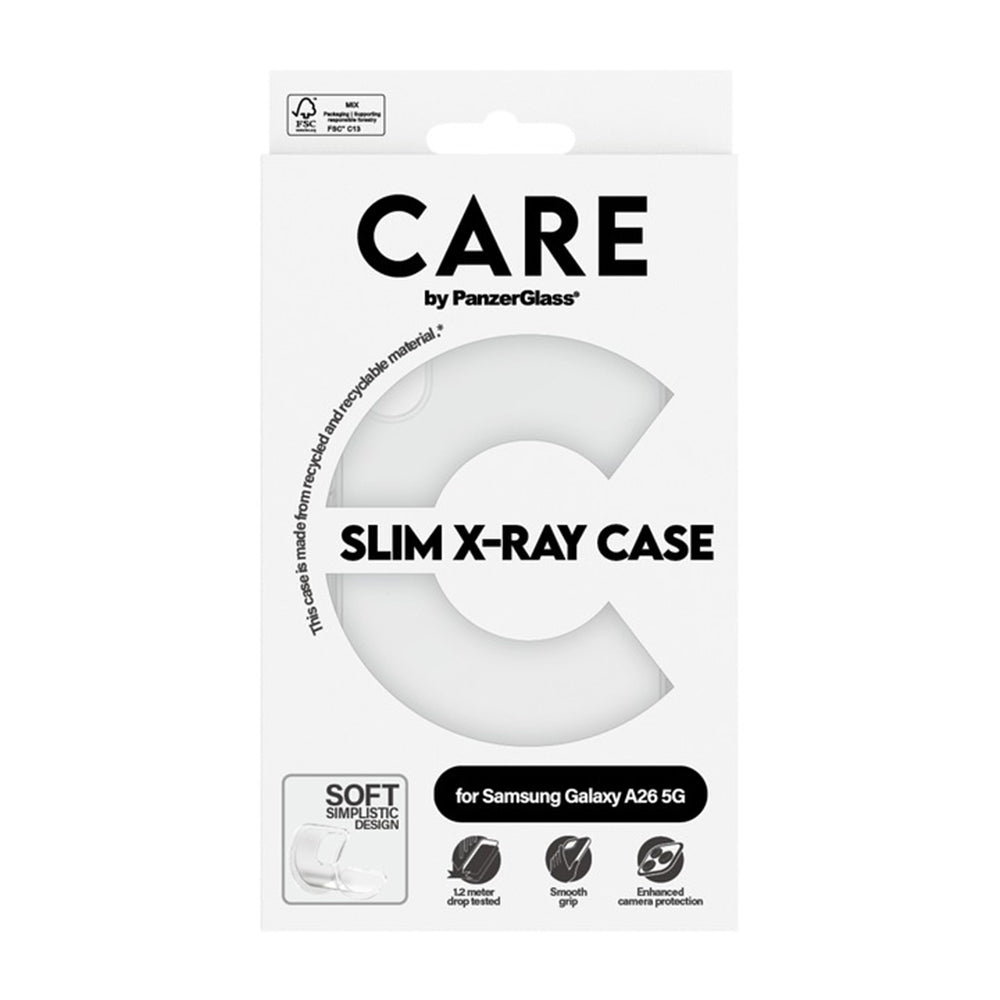 Futrola za Samsung Galaxy A26 A266, PanzerGlass, Care Fashionable, Transparentna