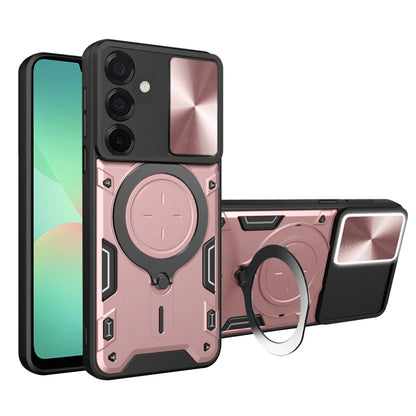 Futrola za Samsung Galaxy A26 A266, Techsuit, CamGuard Pro, Roze Zlatna