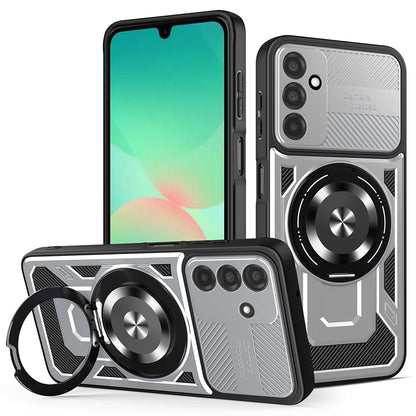 Futrola za Samsung Galaxy A26 A266, Techsuit, RuggedCam, Siva