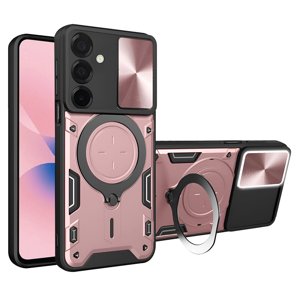 Futrola za Samsung Galaxy A27 5G, Techsuit, CamGuard Pro, Roze Zlatna