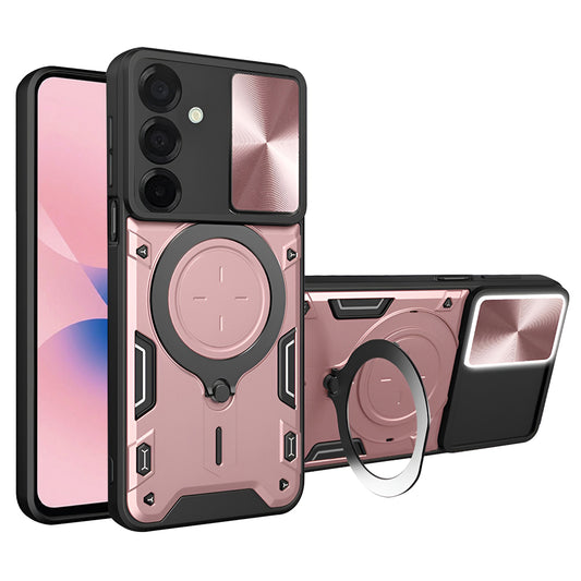 Futrola za Samsung Galaxy A27 5G, Techsuit, CamGuard Pro, Roze Zlatna
