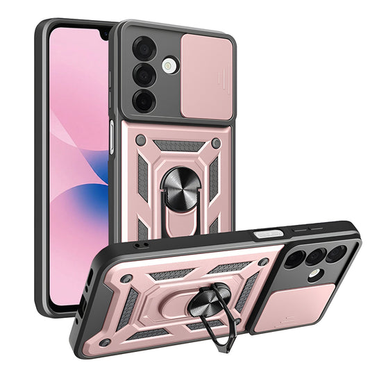 Futrola za Samsung Galaxy A27 5G, Techsuit, CamShield, Roze Zlatna