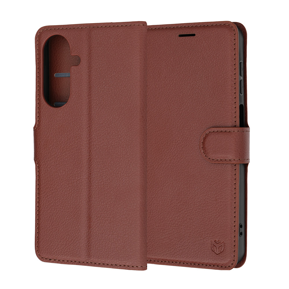 Futrola za Samsung Galaxy A27 5G, Techsuit, Leather Folio, Braon