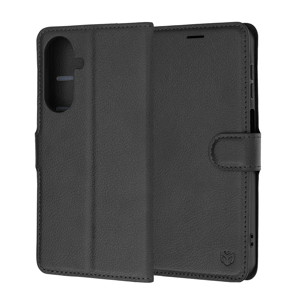 Futrola za Samsung Galaxy A27 5G, Techsuit, Leather Folio, Crna