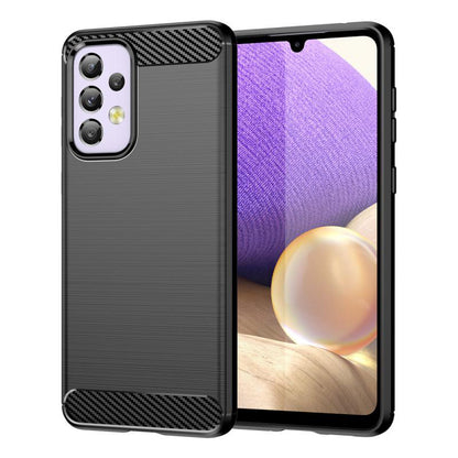 Futrola za Samsung Galaxy A32 5G A326, Techsuit, Karbon, Crna
