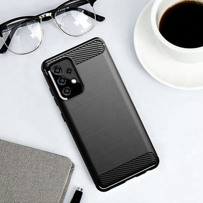 Futrola za Samsung Galaxy A32 5G A326, Techsuit, Karbon, Crna