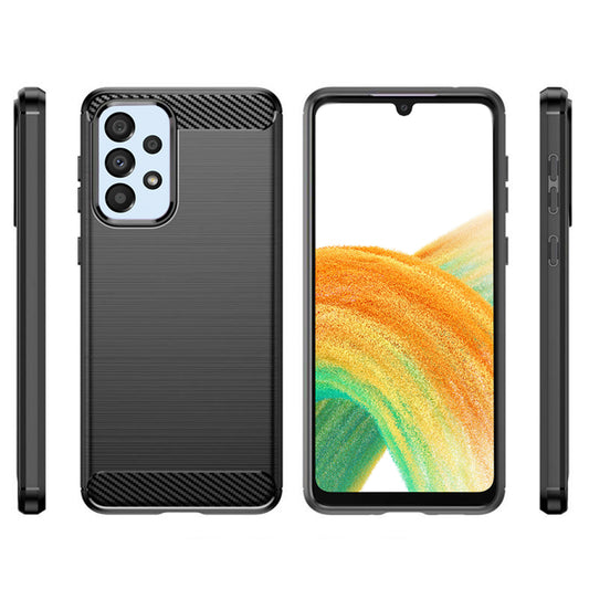 Futrola za Samsung Galaxy A33 5G A336, Techsuit, Karbon, Crna