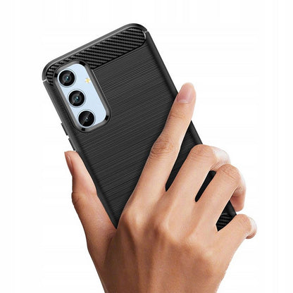 Futrola za Samsung Galaxy A34 A346, Techsuit, Karbon, Crna