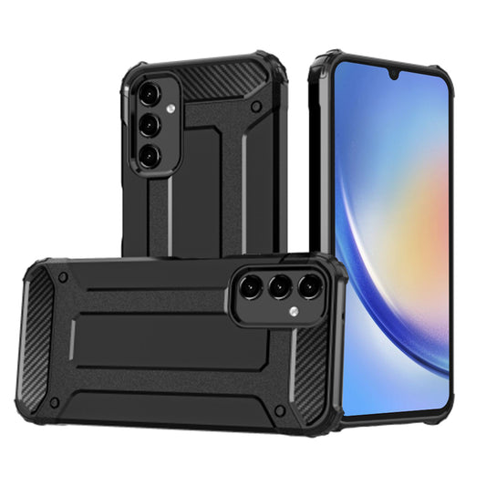 Futrola za Samsung Galaxy A34 A346, Techsuit, Hybrid Armor, Crna