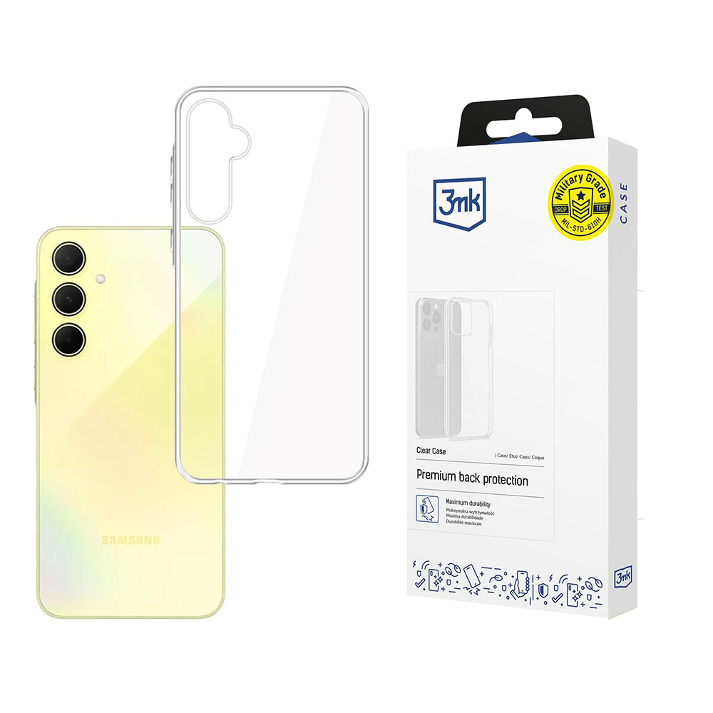 Futrola za Samsung Galaxy A35 5G A356, 3MK, Clear, Providna