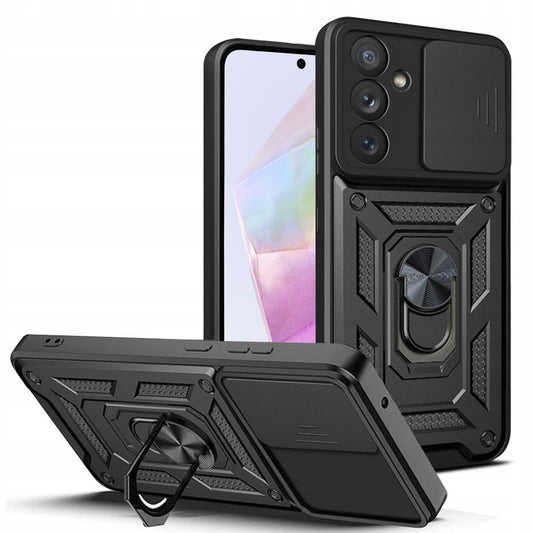Futrola za Samsung Galaxy A35 5G A356, Techsuit, CamShield, Crna