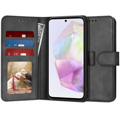Futrola za Samsung Galaxy A35 5G A356, Techsuit, Diary Book, Crna