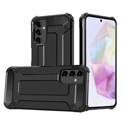 Futrola za Samsung Galaxy A35 5G A356, Techsuit, Hybrid Armor, Crna