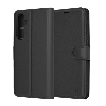Futrola za Samsung Galaxy A35 5G A356, Techsuit, Leather Folio, Crna