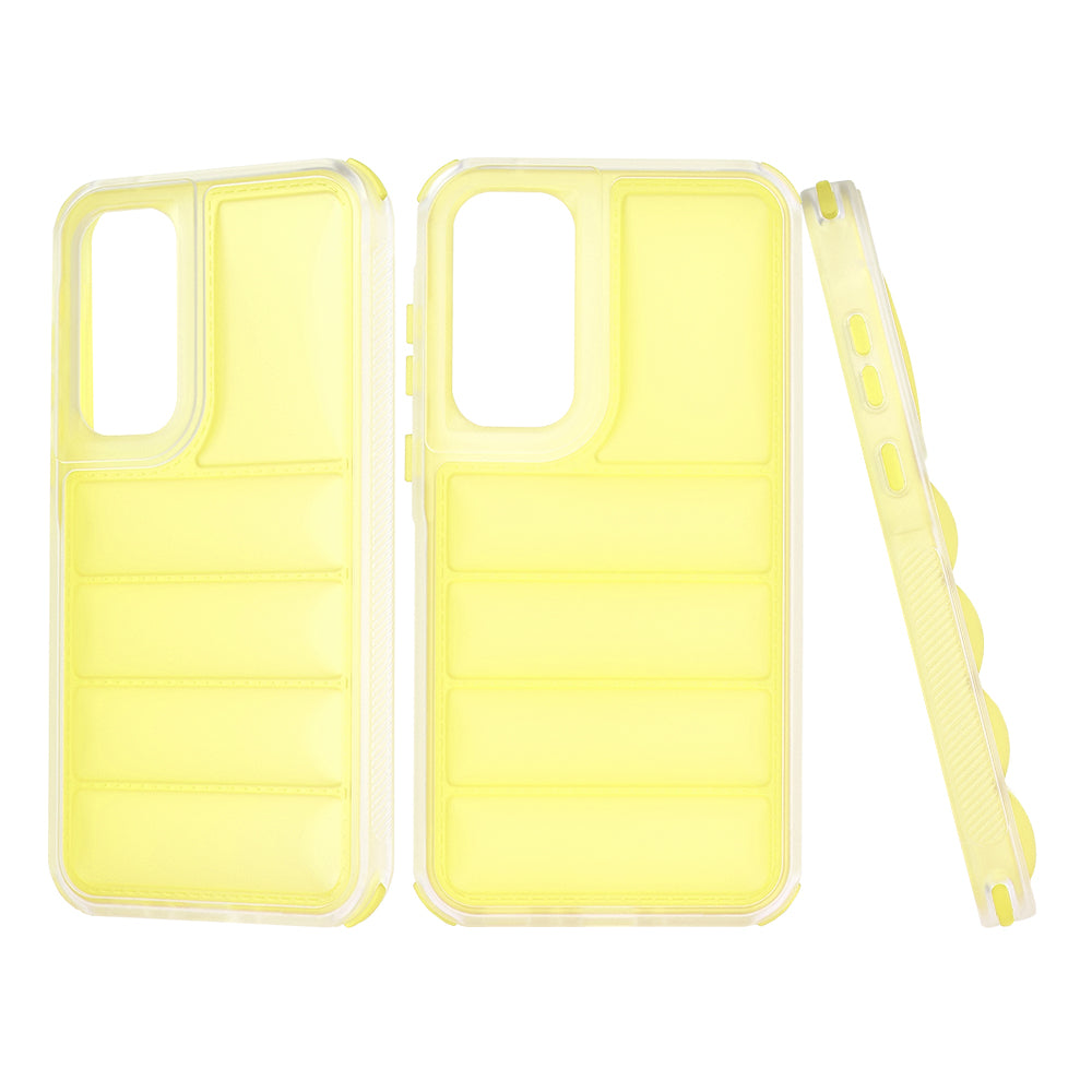 Futrola za Samsung Galaxy A35 5G A356, Techsuit, Wave Shield, Žuta