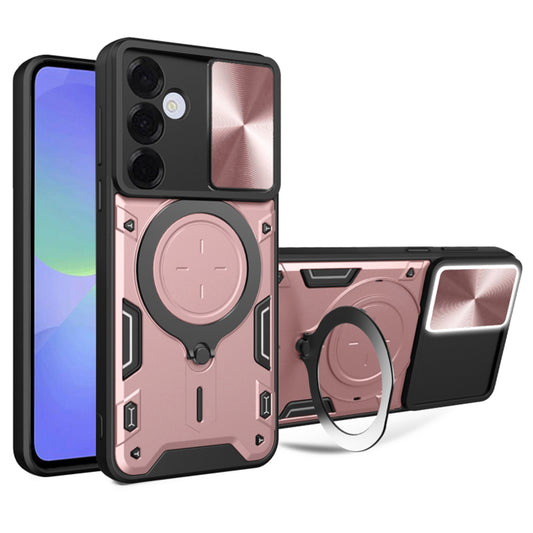 Futrola za Samsung Galaxy A36 A366, Techsuit, CamGuard Pro, Roze Zlatna