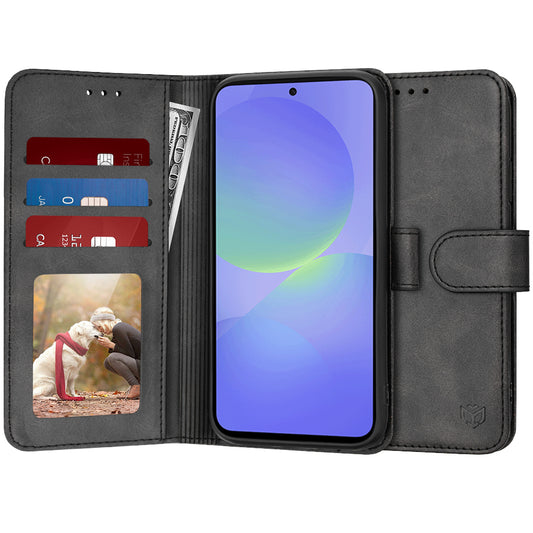 Futrola za Samsung Galaxy A36 A366, Techsuit, Diary Book, Crna