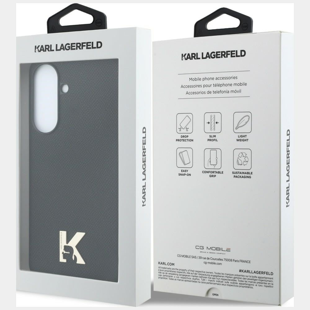 Futrola za Samsung Galaxy A37 5G, Karl Lagerfeld, Karl Head Logo, Crna