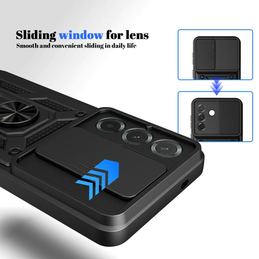 Futrola za Samsung Galaxy A37 5G, Techsuit, CamShield, Zlatno Roze