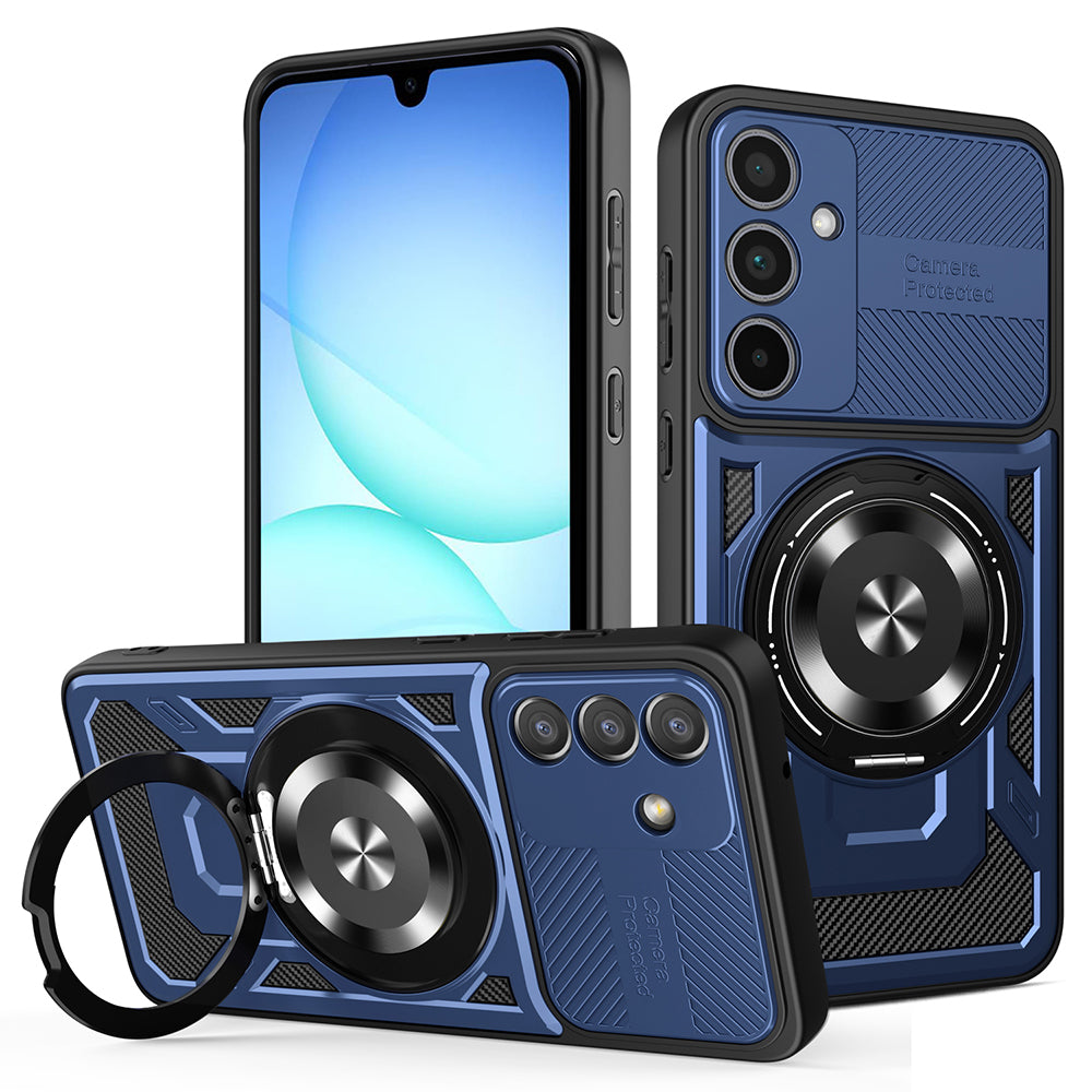 Futrola za Samsung Galaxy A37 5G, Techsuit, RuggedCam, Plava