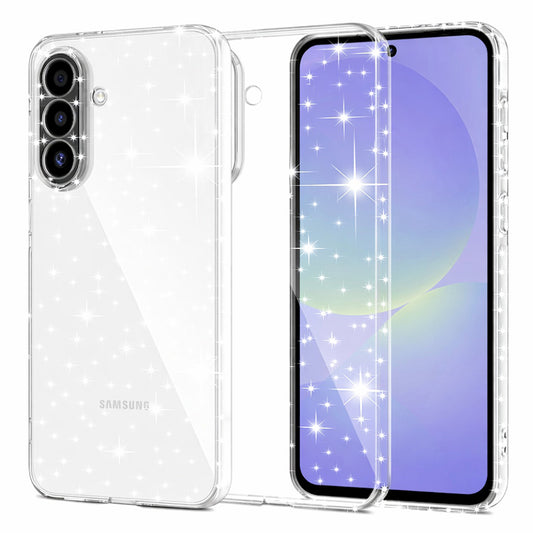 Futrola za Samsung Galaxy A37 5G, Techsuit, SparkleSkin, Transparentna