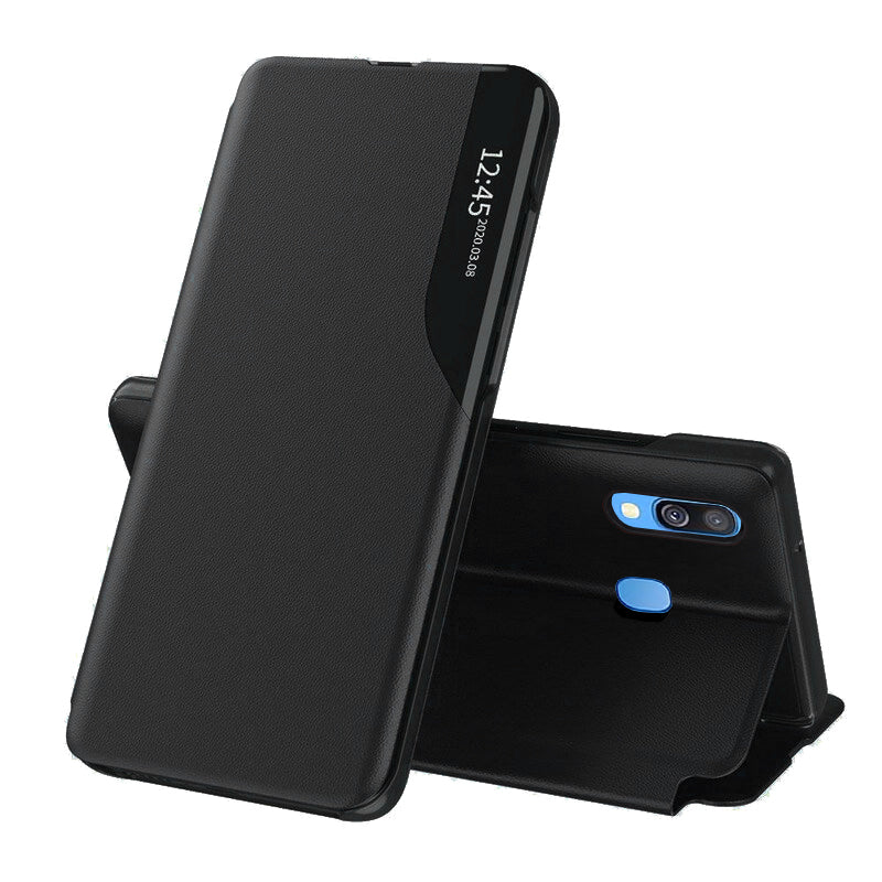 Futrola za Samsung Galaxy A40 A405, Techsuit, eFold, Crna