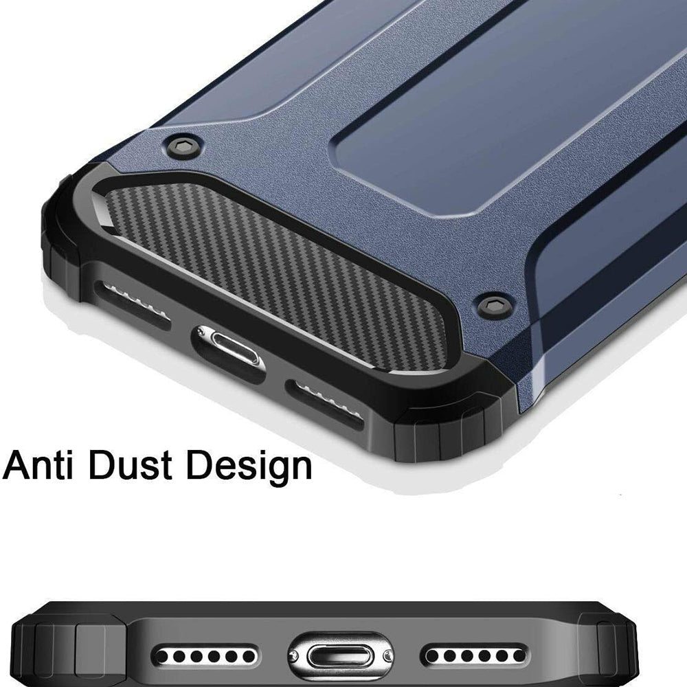 Futrola za Samsung Galaxy A40 A405, Techsuit, Hybrid Armor, Crna