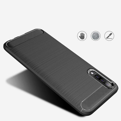 Futrola za Samsung Galaxy A50s A507 / A30s A307 / A50 A505, Techsuit, Karbon, Crna