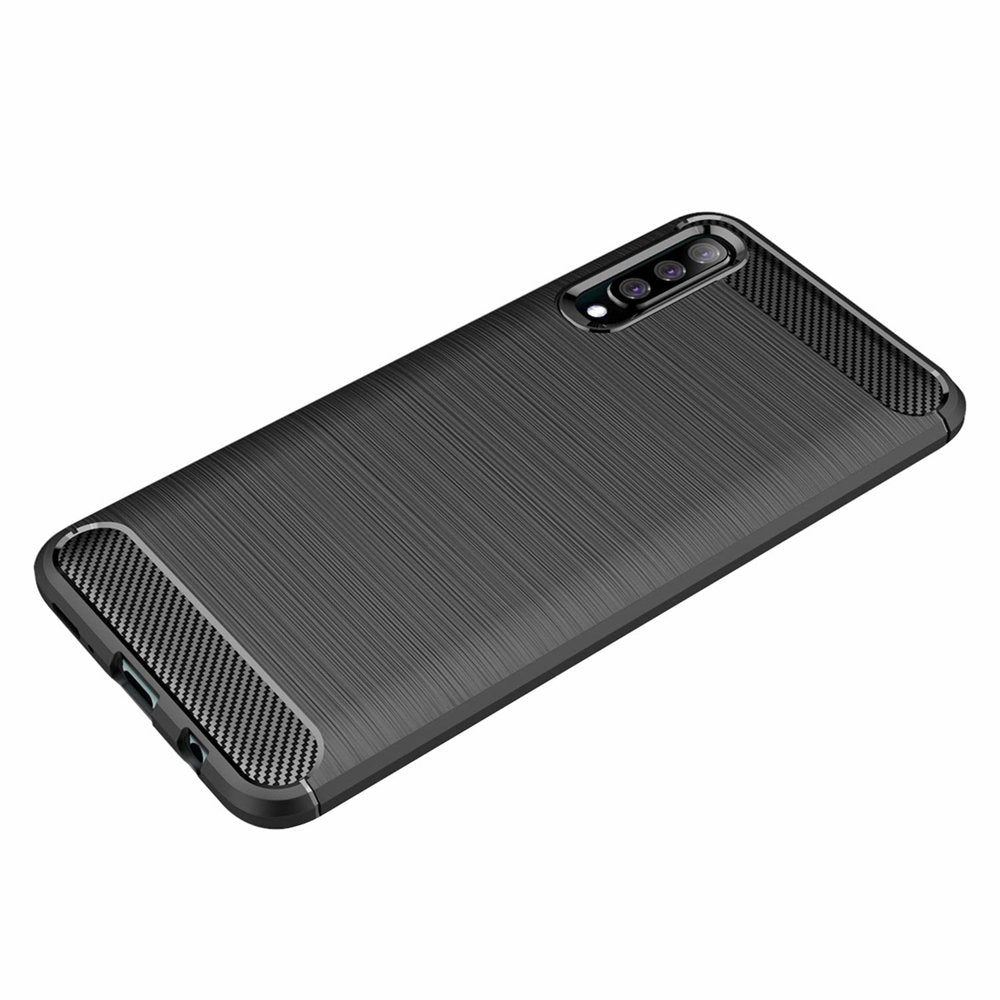 Futrola za Samsung Galaxy A50s A507 / A30s A307 / A50 A505, Techsuit, Karbon, Crna