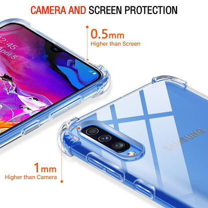 Futrola za Samsung Galaxy A50s A507 / A30s A307 / A50 A505, Techsuit, Otporna na udarce, Providna
