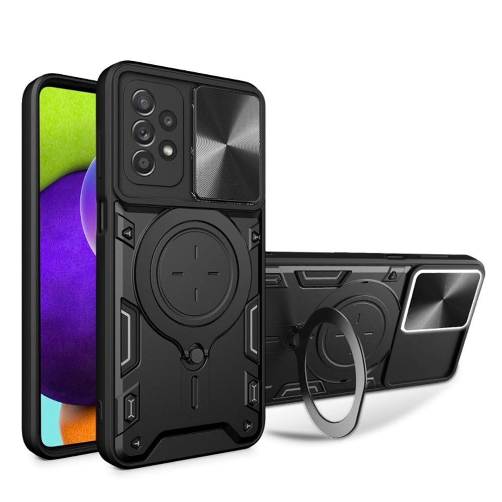 Futrola za Samsung Galaxy A52s 5G A528 / A52 5G A526 / A52 A525, Techsuit, CamGuard Pro, Crna