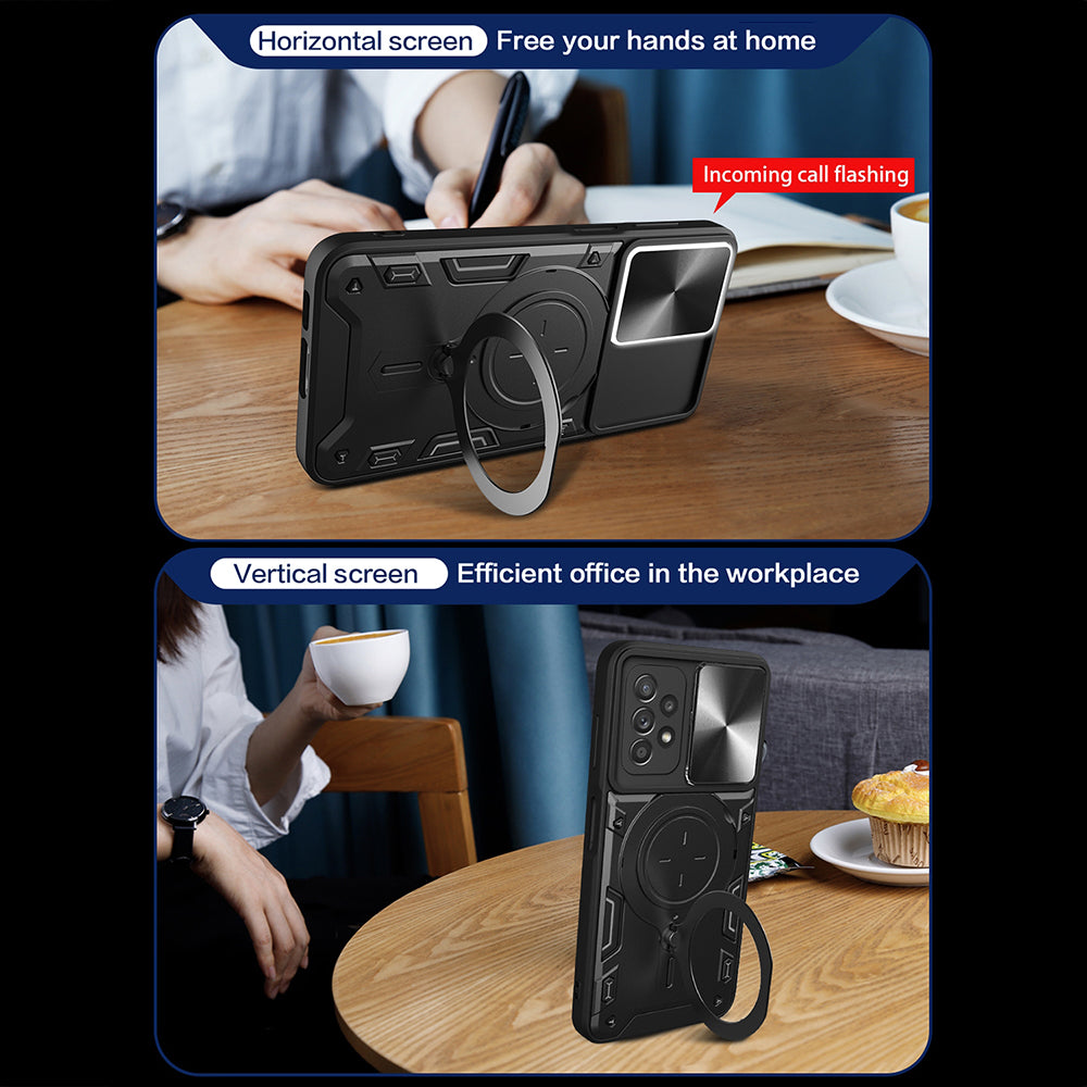 Futrola za Samsung Galaxy A52s 5G A528 / A52 5G A526 / A52 A525, Techsuit, CamGuard Pro, Crna