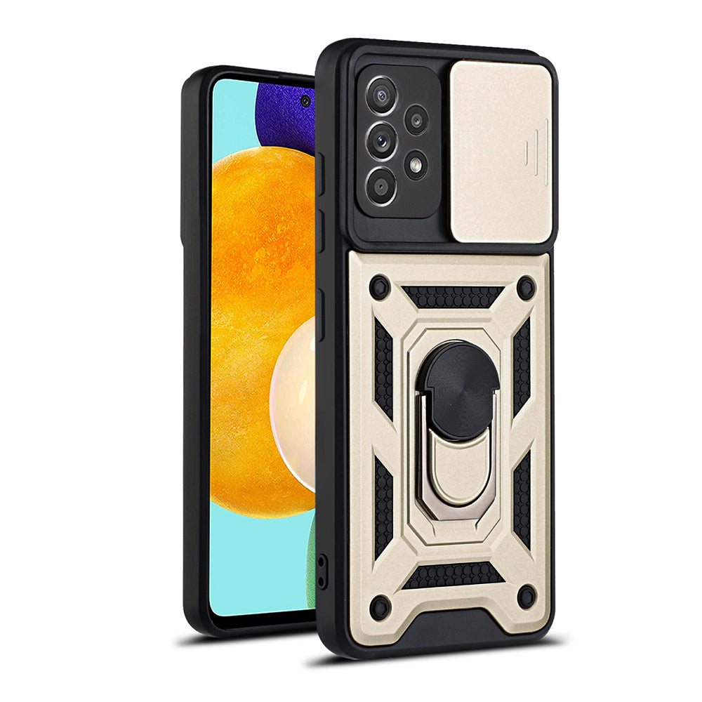Futrola za Samsung Galaxy A52s 5G A528 / A52 5G A526 / A52 A525, Techsuit, CamShield, Zlatna