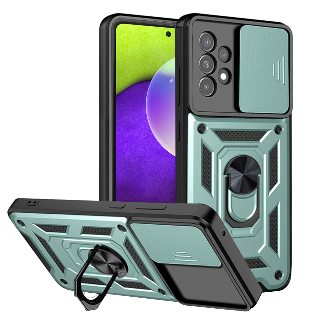 Futrola za Samsung Galaxy A52s 5G A528 / A52 5G A526 / A52 A525, Techsuit, CamShield, Zelena