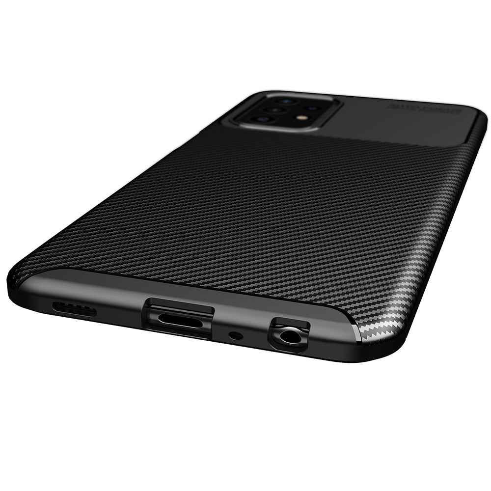 Futrola za Samsung Galaxy A52s 5G A528 / A52 5G A526 / A52 A525, Techsuit, CarbonFiber, Crna