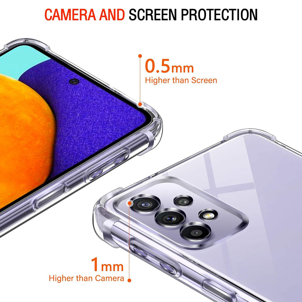 Futrola za Samsung Galaxy A52s 5G A528 / A52 5G A526 / A52 A525, Techsuit, Otporna na udarce, Providna