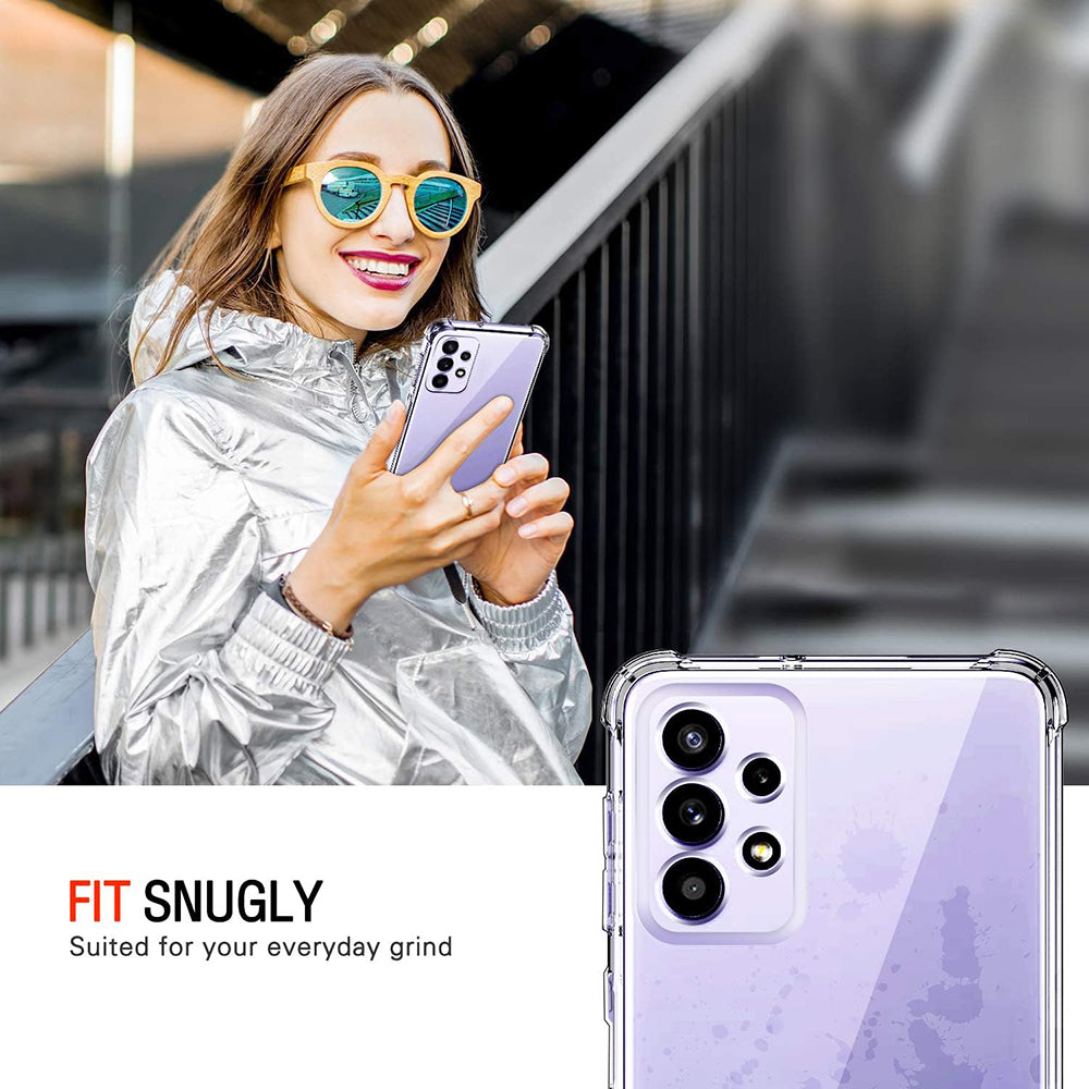 Futrola za Samsung Galaxy A52s 5G A528 / A52 5G A526 / A52 A525, Techsuit, Otporna na udarce, Providna