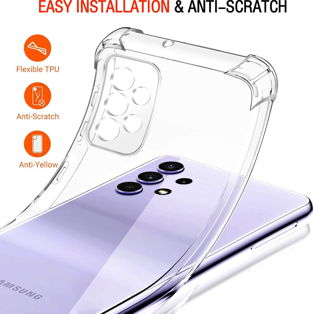 Futrola za Samsung Galaxy A52s 5G A528 / A52 5G A526 / A52 A525, Techsuit, Otporna na udarce, Providna