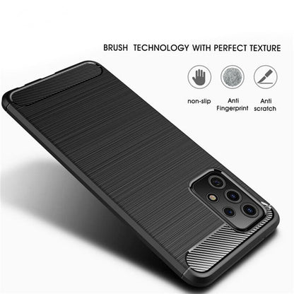 Futrola za Samsung Galaxy A53 5G A536, Techsuit, Karbon, Crna