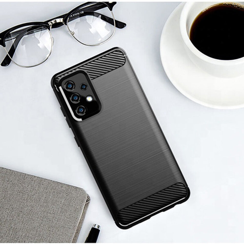 Futrola za Samsung Galaxy A53 5G A536, Techsuit, Karbon, Crna