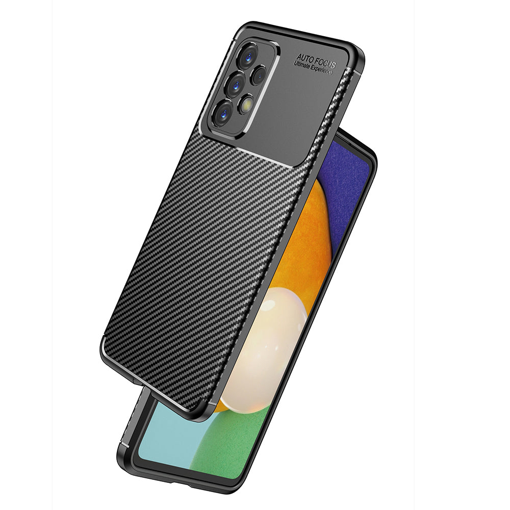 Futrola za Samsung Galaxy A53 5G A536, Techsuit, CarbonFiber, Crna