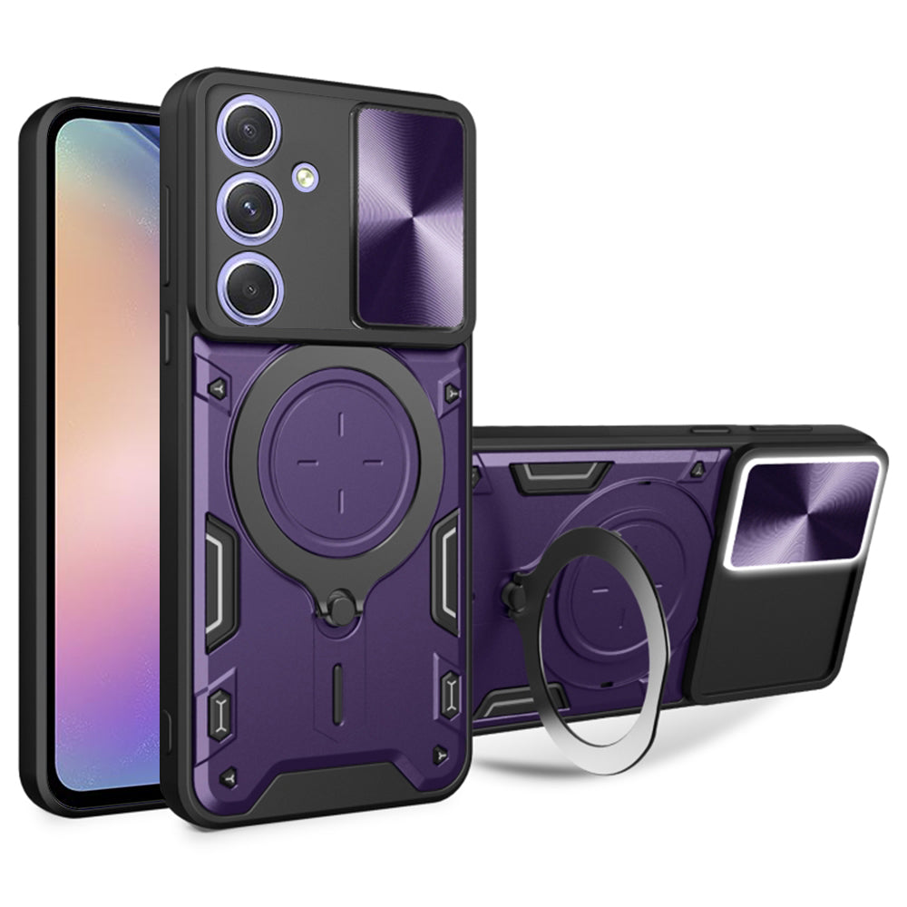 Futrola za Samsung Galaxy A54 A546, Techsuit, CamGuard Pro, Ljubičasta