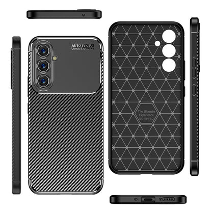 Futrola za Samsung Galaxy A54 A546, Techsuit, CarbonFiber, Crna