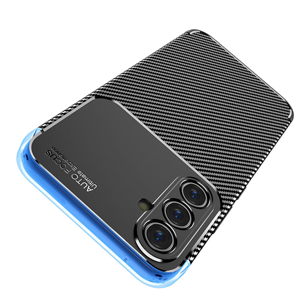 Futrola za Samsung Galaxy A54 A546, Techsuit, CarbonFiber, Crna