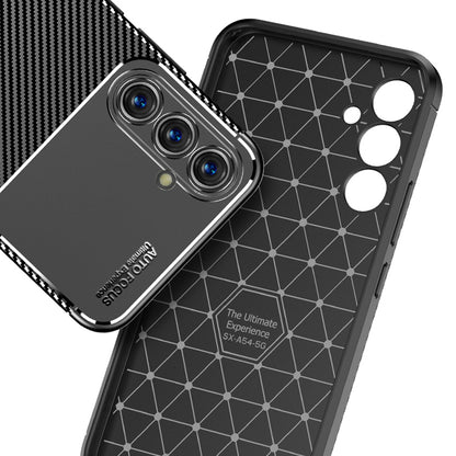 Futrola za Samsung Galaxy A54 A546, Techsuit, CarbonFiber, Crna