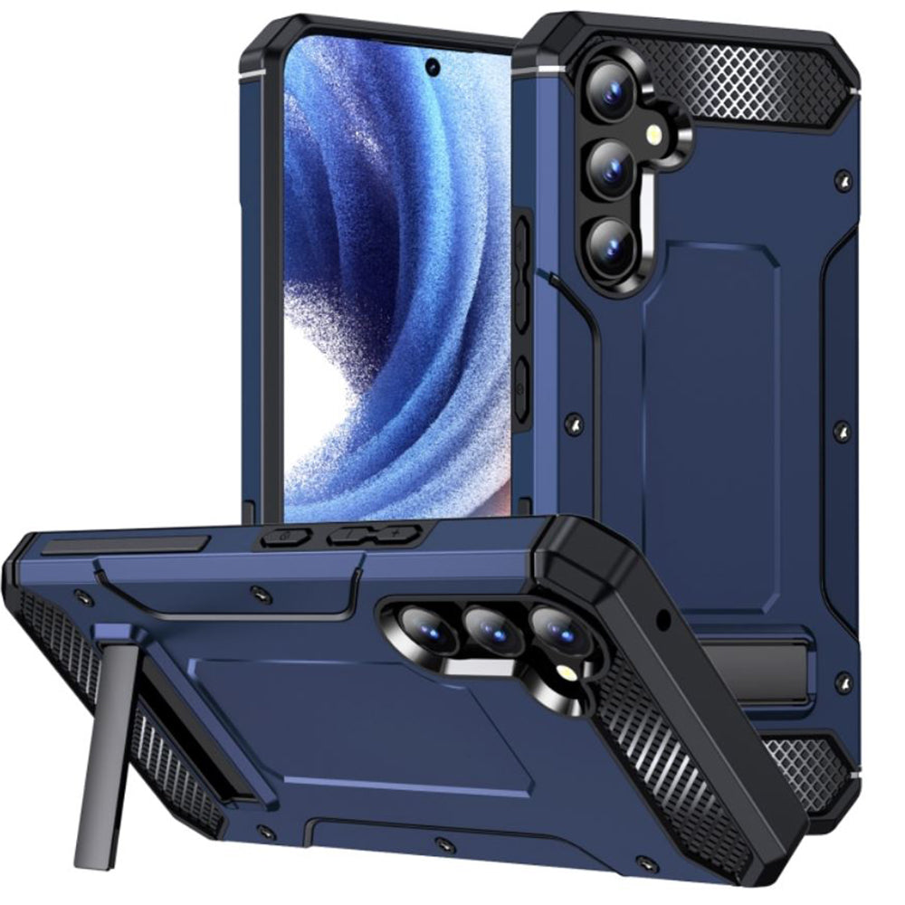 Futrola za Samsung Galaxy A54 A546, Techsuit, Hybrid Armor Kickstand, Plava