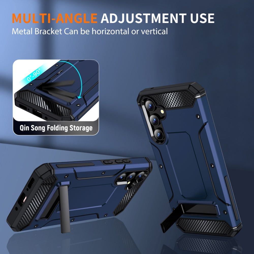 Futrola za Samsung Galaxy A54 A546, Techsuit, Hybrid Armor Kickstand, Plava